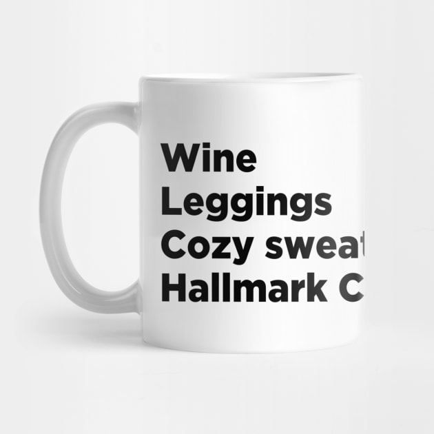 Countdown to Christmas with Wine, Leggings, Sweaters and Hallmark by We Love Pop Culture